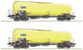 Produktbild: Roco 76025 H0 2er-Set Kesselwagen der GATX Gelbe Lackierung