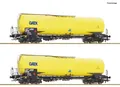 Produktbild: Roco 76025 H0 2er Set Kesselwagen Zacns GATX Ep. VI GATX