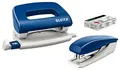 Produktbild: Leitz Mini Heftgerät und Locher-Set, Für 10 Blatt, Ergonomische Form, Blau, NeXXt-Serie, 55076035