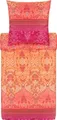 Produktbild: Bassetti Mako-Satin Bettwäsche-Garnitur Ortigia Farbe ORANGE O1 Größe 200x200+2x80x80