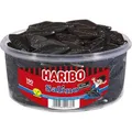 Produktbild: Haribo Lakritz Salino, 150 Stück, 1,2kg, Dose