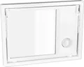 Produktbild: WOLFA Mehrzweck Kipp-Fenster PLUS Kunststoff weiß 900x600 mm mit Isolierglas und Wäschetrockneranschluss