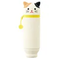 Produktbild: LIHITLAB Kawaii Japanische Katze Stand Up Federmäppchen für Schule Büro Uni, Niedliche Schulbedarf, Tier Stifthalter Bleistifttasche Halter Teen Mädchen, Künstler Federmäppchen, Calico Cat (A7712-7)