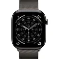 Produktbild: Watch Series 11, Smartwatch Titan Schiefer, Titangehäuse, 46 mm, Milanaise Armband schiefer S/M, Cellular