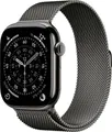 Produktbild: Apple Watch Series 11 GPS + Cellular 46mm Titangehäuse Milanese Loop Schiefer S/M