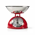 Produktbild: Klassische Küchenwaage Im Retro-Stil | Analog | Metall | Rot