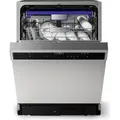 Produktbild: Klarstein Verosteel Geschirrspüler 60cm Unterbau - 14 Plätze, 9 Programme, 42 dB, A , AquaStop, Kindersicherung, Edelstahl, Spülmaschine Unterbau - Silber