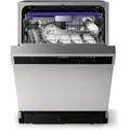 Produktbild: Klarstein Verosteel Geschirrspüler 60cm Unterbau - 14 Plätze, 9 Programme, 42 Db, A Energieklasse, Aquastop, Kindersicherung, Edelstahl, Spülmaschine Unterbau