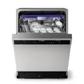 Produktbild: Klarstein Verosteel Geschirrspüler 60cm Unterbau - 14 Plätze, 9 Programme, 42 dB, A Energieklasse, AquaStop, Kindersicherung, Edelstahl, Spülmaschine Unterbau