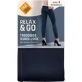Produktbild: Nur Die Treggings Relax & Go blau 44-46