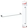 Produktbild: tesa ELEGAANT Handtuchstange, verchromt - Badetuchhalter zur Wandbefestigung ohne Bohren, inkl. Klebelösung -630mm x 50mm x 85mm
