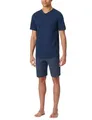 Produktbild: Schiesser Herren Schlafanzug kurz V-Ausschnitt - Nightwear Set, Admiral_182200, 50
