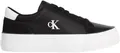 Produktbild: Calvin Klein Damen Vulcanized Sneaker Flatform Nylon Mix mit Logo, Schwarz (Black/Bright White), 41