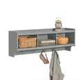 Produktbild: SoBuy Wandgarderobe FHK28, Flurgarderobe Kleiderhaken Hängeregal mit mit 3 Fächer und 4 Haken