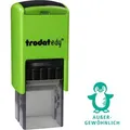 Produktbild: Trodat Motivstempel edy, Pinguin, mit Text: Außergewöhnlich