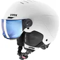 Produktbild: Uvex Rocket jr Visor white - black matt mirror blue 51-55 cm