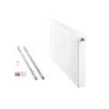 Produktbild: Buderus Logatrend Ventil-Flachheizkörper VC-Profil Typ 22 BH 600 vers. Längen + Halter (BL: 1000 mm)