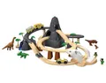 Produktbild: Lupilu Holz Eisenbahn Set XL Dinoland Buchenholz Spielzeug Kinderbahn 3+