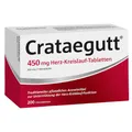 Produktbild: Crataegutt 450 mg Herz-Kreislauf-Tabletten | 200 Tabletten | Pflanzliches Arzneimittel zur Unterstützung der Herz Kreislauf Funktion | Weißdorn hochdosiert | Stärkung für Herz und Kreislauf