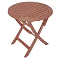 Produktbild: Garden Pleasure Gartentisch STOCKHOLM braun rund 70,0 x 70,0 x 73,0 cm