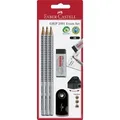 Produktbild: Faber-Castell Bleistifte GRIP Exam Set 2B inkl. Radierer+Spitzer