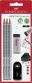 Produktbild: Faber-Castell Bleistift Faber-Castell Bleistifte GRIP Exam Set 2B inklusive Radierer+Spitzer