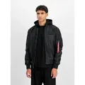 Produktbild: Alpha Industries Bomberjacke MA-1 TT HOOD schwarz L (50/52)