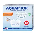 Produktbild: 12x  ORIGINAL AQUAPHOR Wasserfilter- Filterkartuschen MAXFOR+, BPA frei, 200l