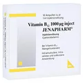 Produktbild: Vitamin B12 1000 µg inject JENAPHARM® -Injektionslösung,10ml