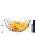 Produktbild: Leonardo Cucina Optic Glas-Schale 22cm Dekoschale Salatschüssel Glas Struktur