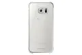 Produktbild: Samsung Slimline Clip-On Hülle Clear View Case Cover für Samsung Galaxy S6, Metallic silber/transparent