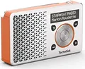 Produktbild: TechniSat DIGITRADIO 1 | DAB+ UKW Radio | tragbar | Akku | 40 Sender | Kopfhöreranschluss | silber-orange
