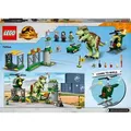 Produktbild: LEGO Jurassic World T. Rex Ausbruch, Dinosaurier-Spielzeug ab 4 Jahren, Set mit großer Dino-Figur, Hubschrauber, Flughafen und Spielzeugauto, Gesc... - Grün