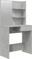 Produktbild: vidaXL Schminktisch mit Spiegel Betongrau 74,5x40x141 cm