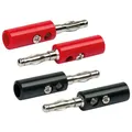 Produktbild: SCHWAIGER Bananenstecker, Mehrfarbig, Kunststoff, Audiokabel bis 4 mm - bunt
