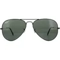 Produktbild: Ray-Ban Sonnenbrille Aviator 3025 002/58 Schwarz Polarisiert