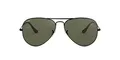 Produktbild: Ray Ban Unisex Sonnenbrille Aviator, Gr. Large (Herstellergröße: 58), Schwarz (schwarz 002/58)