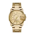 Produktbild: Diesel Herrenuhr Master Chief, DreizeigerDatumswerk, 45 mm goldenes Edelstahlgehäuse mit Edelstahlarmband, DZ1952