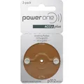 Produktbild: Powerone P312 Hörgeräteakku ZA312 NiMH 23 mAh 1.2 V 2 St.