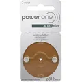 Produktbild: Powerone P312 Hörgeräteakku Za 312 Nimh 23 Mah 1.2 V 2 St.