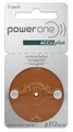Produktbild: Powerone Accuplus 312 Accu Plus Size Rechargeable Hearing Aid Batteries ,