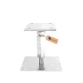 Produktbild: GeZu Impex Pfostenträger Konrad Verstellbar M 20 x 200 mm, 80 & 160 mm Galvanisch Verzinkt Pfostenanker Stützenfuß