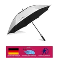 Produktbild: Selbstöffnender Golf Regenschirm 62in | XXL & winddicht für Sonne und Regen