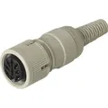 Produktbild: SKS Hirschmann DIN-Rundsteckverbinder Buchse, gerade Polzahl: 8 Grau MAK 8100S 1 St. (930 538-517)