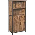 Produktbild: Boxxx Highboard, Braun, Schwarz, Holzwerkstoff, Vintage, 2 Fächer, 60x124.5x35 cm, Typenauswahl, Beimöbel erhältlich, stehend, Wohnzimmer, Kommoden & Sideboards, Highboards