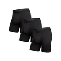 Produktbild: BN3TH Pro Flex Boxershorts, 3D-Beutel, atmungsaktives Netzgewebe, reibungsfrei, Glatte Oberfläche, Schwarz, Medium