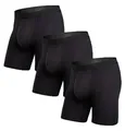 Produktbild: BN3TH Herren Pro Flex Einfach Polyester Boxershorts - Schwarz