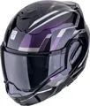 Produktbild: Scorpion EXO Tech Evo Furio Helm, schwarz/lila/silber, L (58/59)