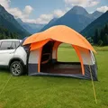 Produktbild: Pop-up-Zelt Vanit ME64 Wurfzelt Heckzelt Autozelt 1-2 Personen Camping orange - Orange
