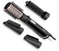 Produktbild: BaByliss AS200E Warmluftbürste rotierend - Schwarz mit 4 Aufsätzen